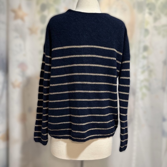 Sézane Gaspard cardigan in navy blue Size M - Picture 3 of 6